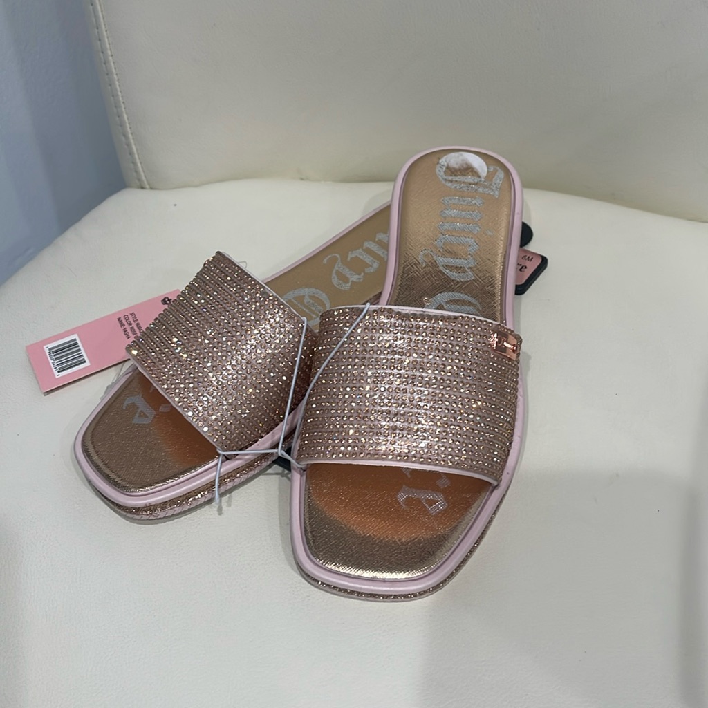 Juicy Couture Rose Gold Yasha Sandals